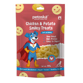 Petoska Dog Treats – Chicken & Sweet Potato, 100g | Smiley Treats